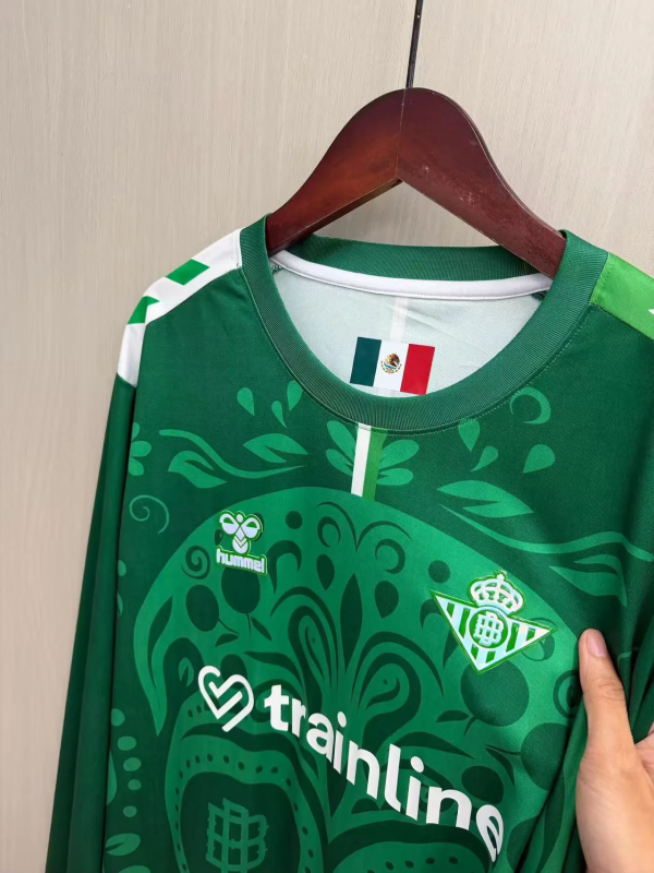 Real Betis 2025/26 Day of the Dead Special Edition Long Sleeve Jersey S-2XL
