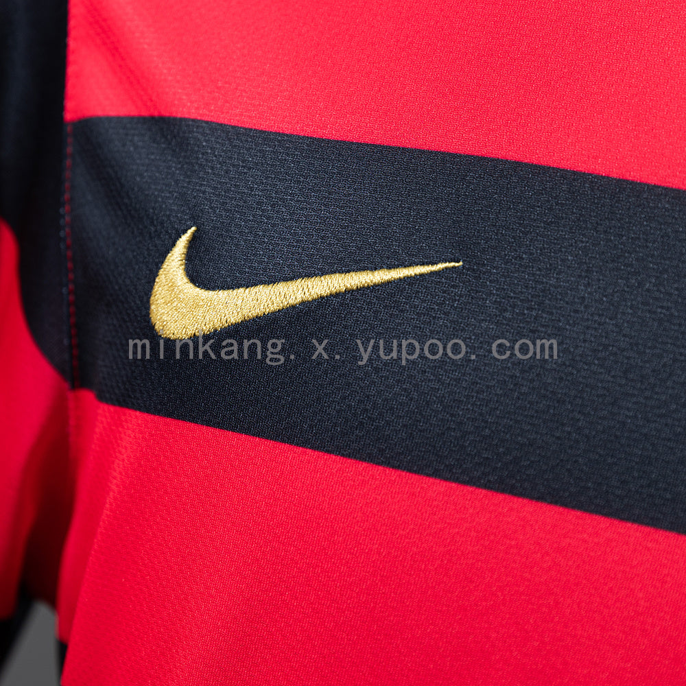 Flamengo 08/09 Home Long Sleeve Retro Jersey S-XXL