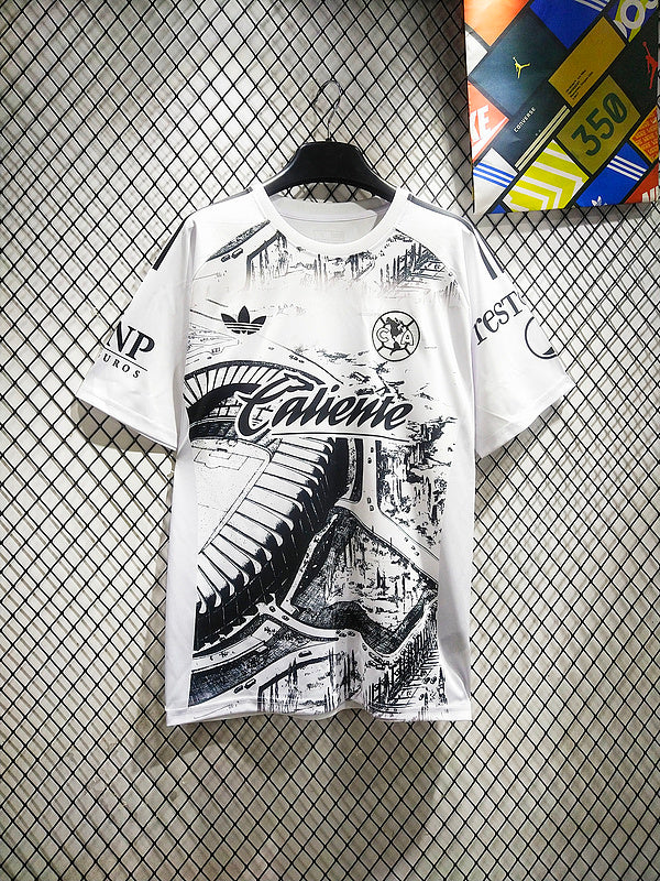 25-26 America white and black retro jersey