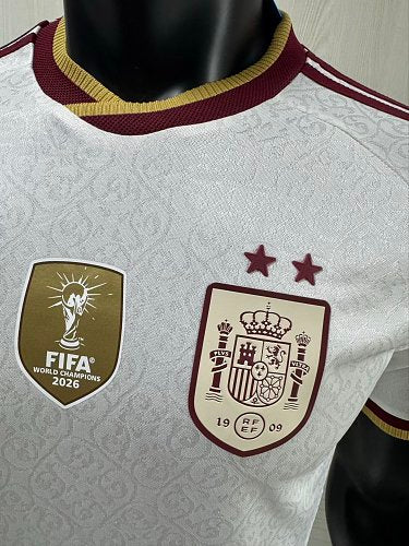 2026 Spain Away Two stars Player version S-3XL — Jsonwang 26/27