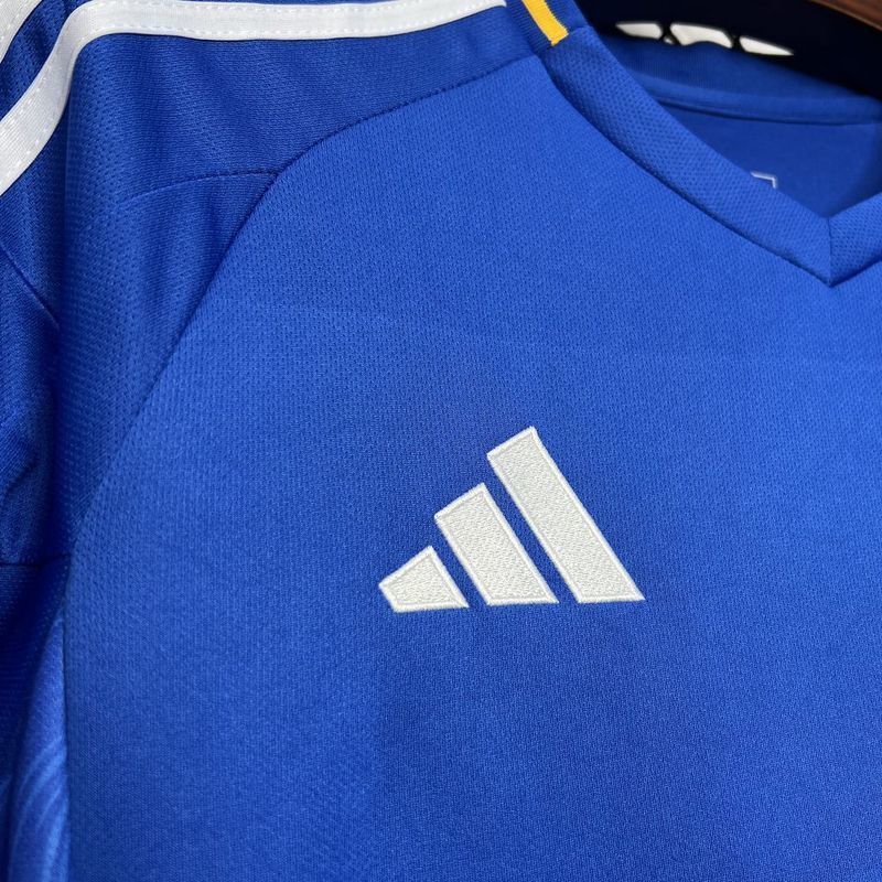 24-25 Leicester City home soccer jersey