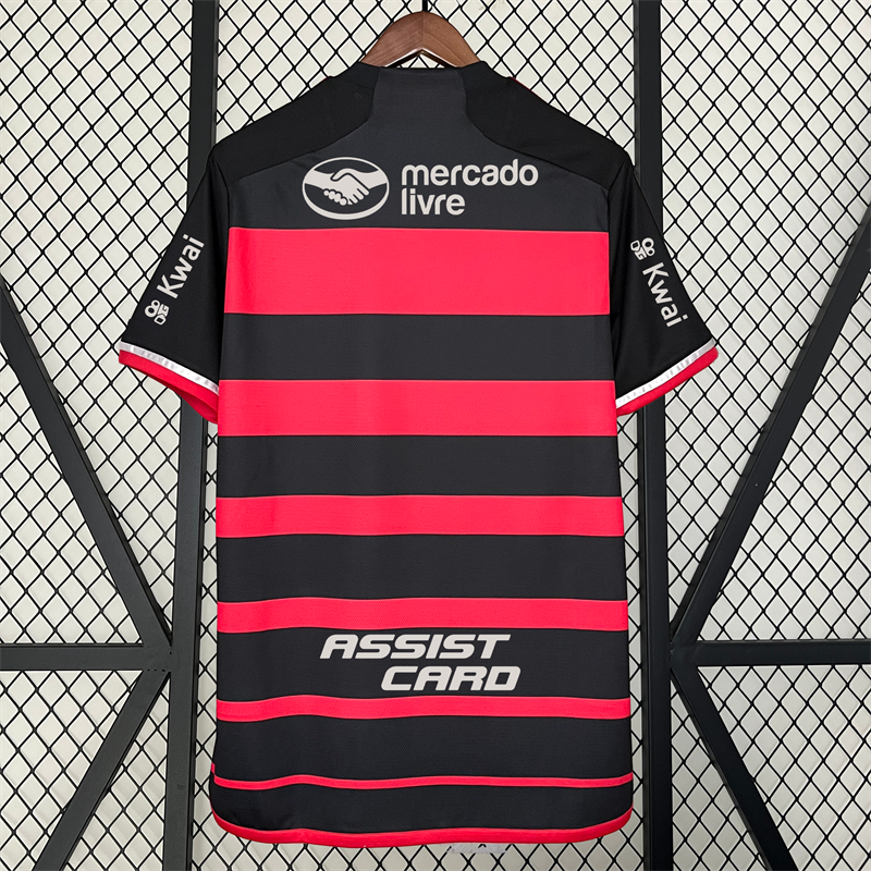 24-25 Flamengo home soccer jersey