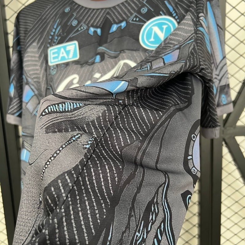 25-26 Napoli Gray Training Jersey