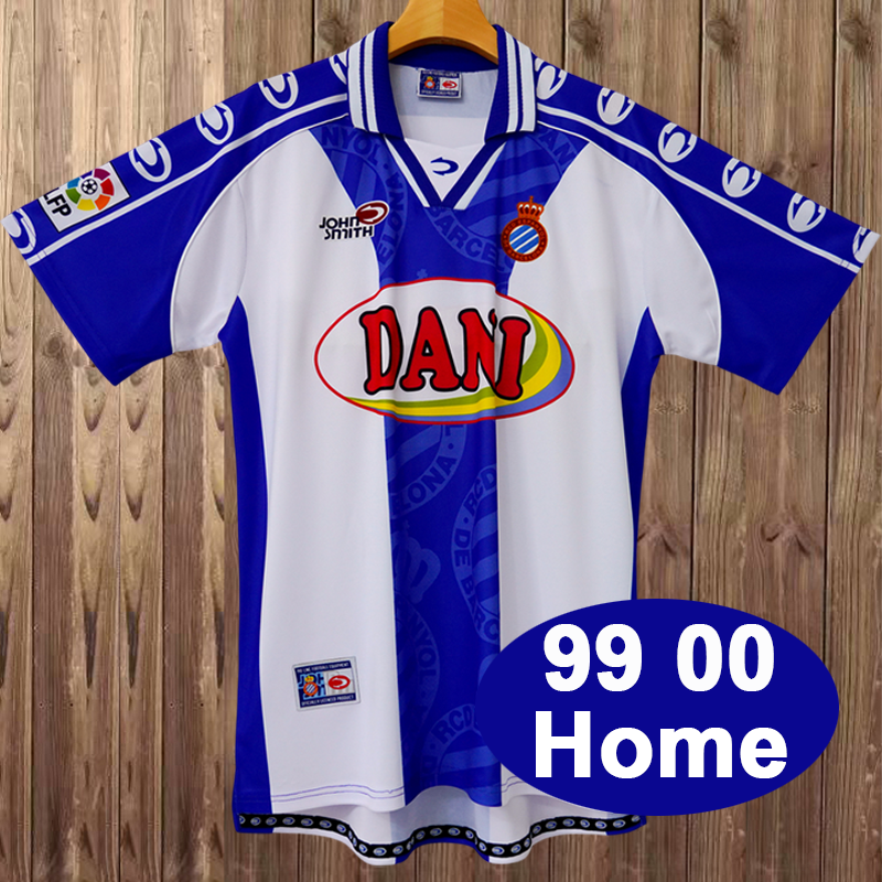 99-00 Espanyol home retro jersey