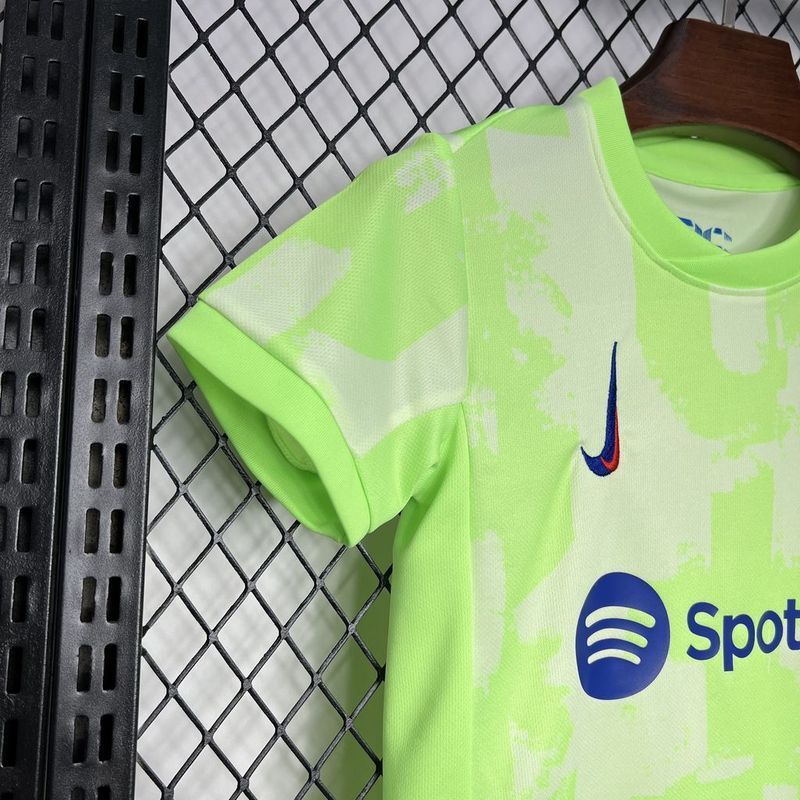 24-25 Barcelona third green kid kit