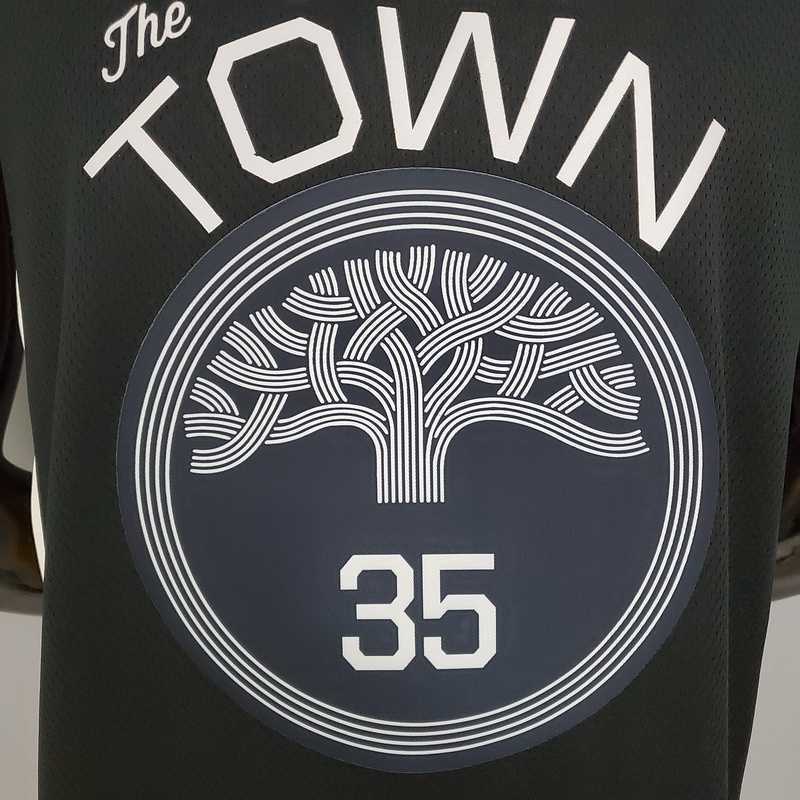 Durant#35 Golden State Warriors black