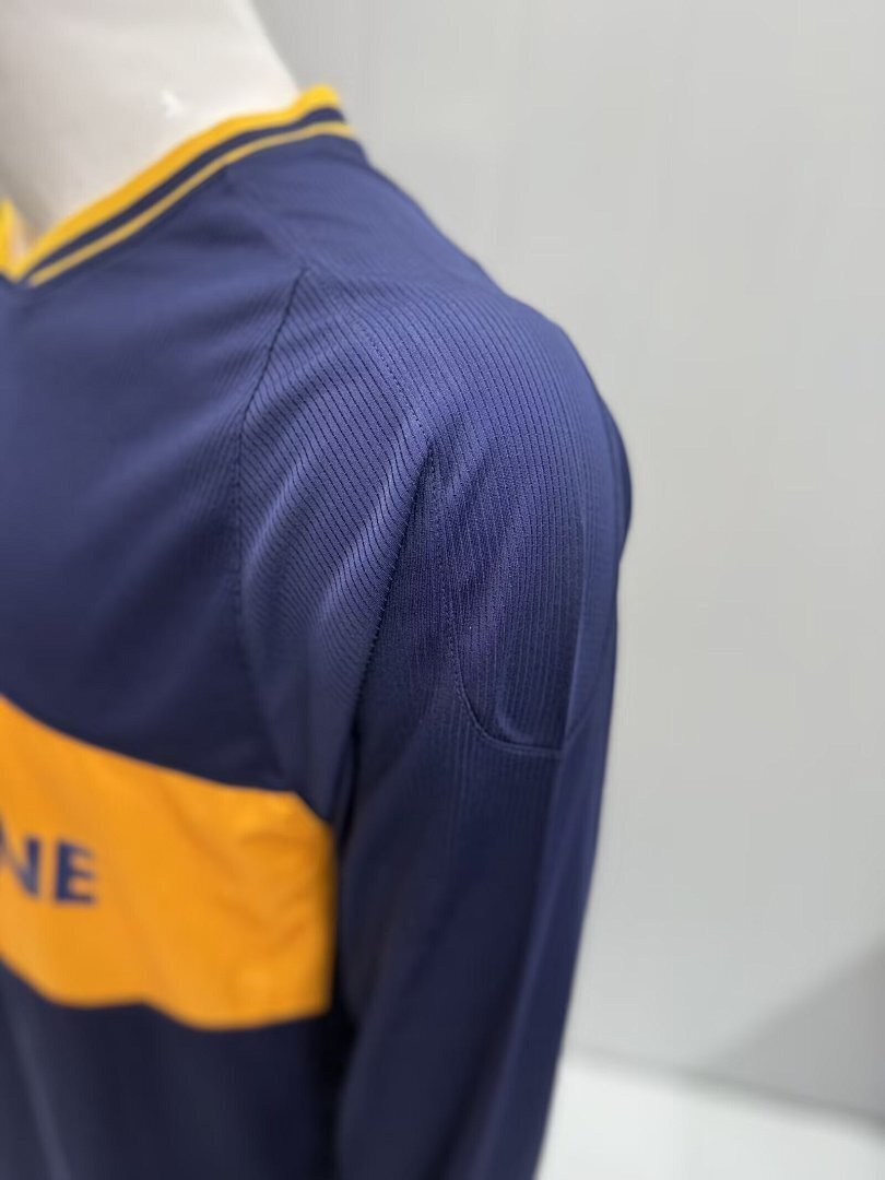 Retro Boca Juniors 2006/07 Home Long Sleeve soccer jerseys