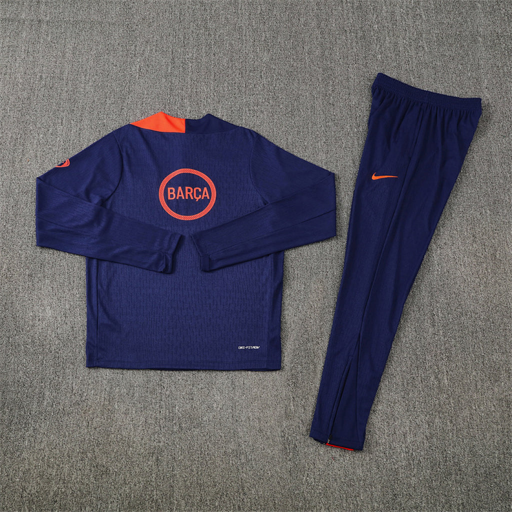 Barcelona Dark Blue 2025/26 training shirt half zip